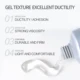 Taffy Gel ! 123go glue gel  (Soft Gel Nail Tips Glue Solid State Soak Off Super Strong Glue for Acrylic Nails Curing Needed for Nails Extension Press On Nails 15g)