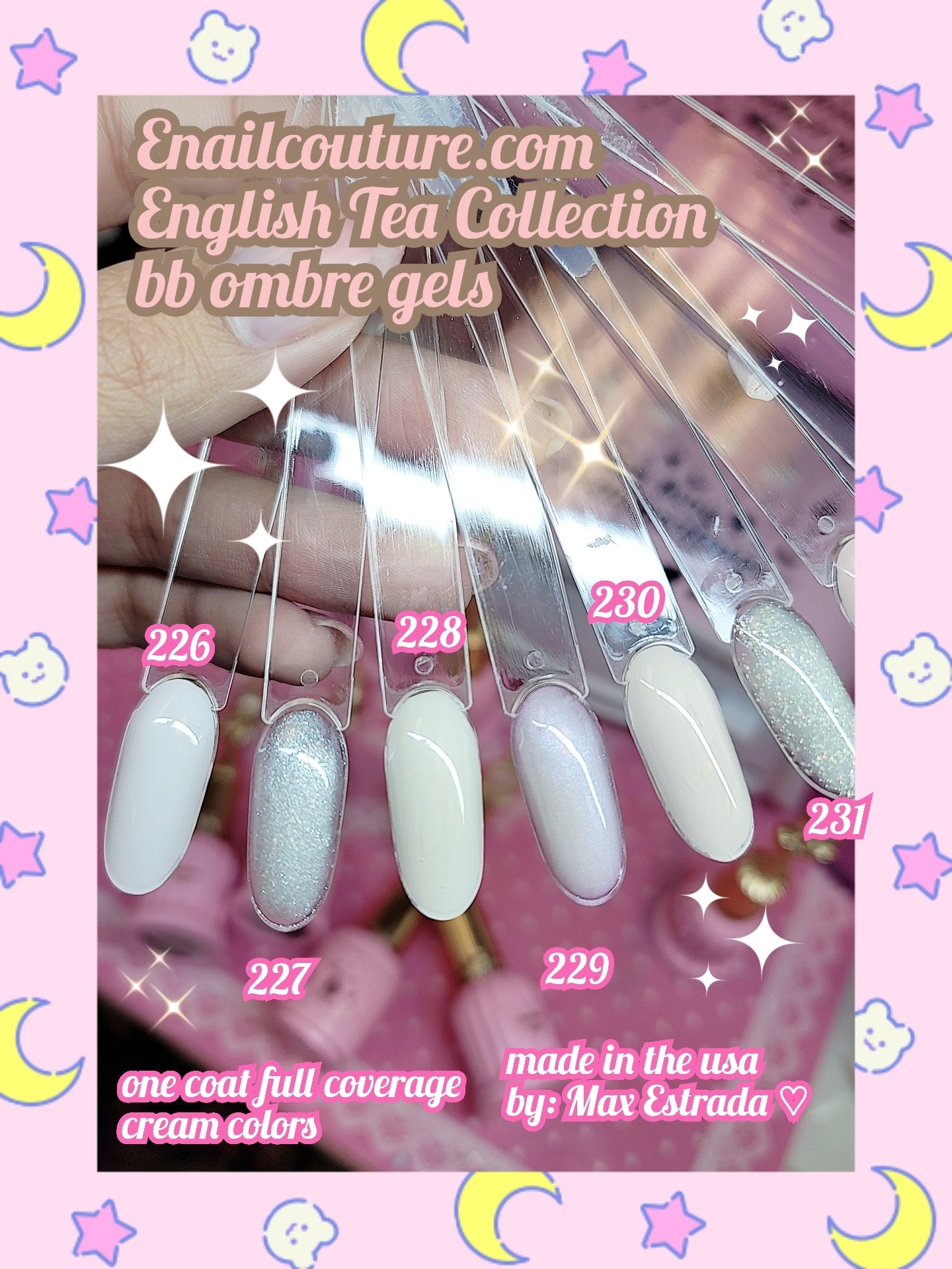 English Tea Collection- Cream Nude Gels!~ bb ombre
