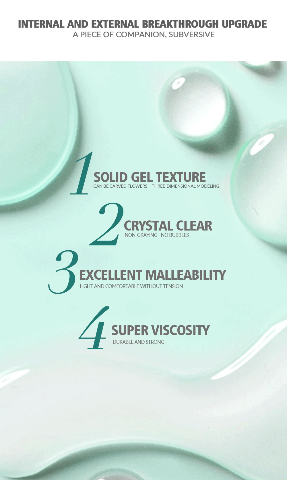 Taffy Gel ! 123go glue gel  (Soft Gel Nail Tips Glue Solid State Soak Off Super Strong Glue for Acrylic Nails Curing Needed for Nails Extension Press On Nails 15g)