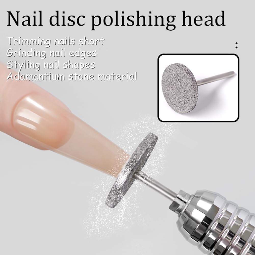 Disk Drill Bit (Sanding Disc Nail Drill Bits Electric Foot File Drill Bits for Nails Dead Skin Cuticle Bit for Nail Drill Bit Foot Callus Remover Pedicure Supplies Manicure Tools Nail Bits for Nail Salon Foot Care)