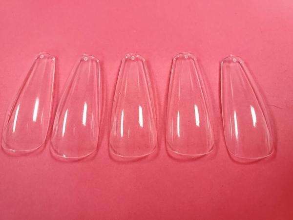 123 Go! Nails (pre made full coverage gel nail tips) (Full Cover False Nail Artificial Gel Nails Tip, False Nails)