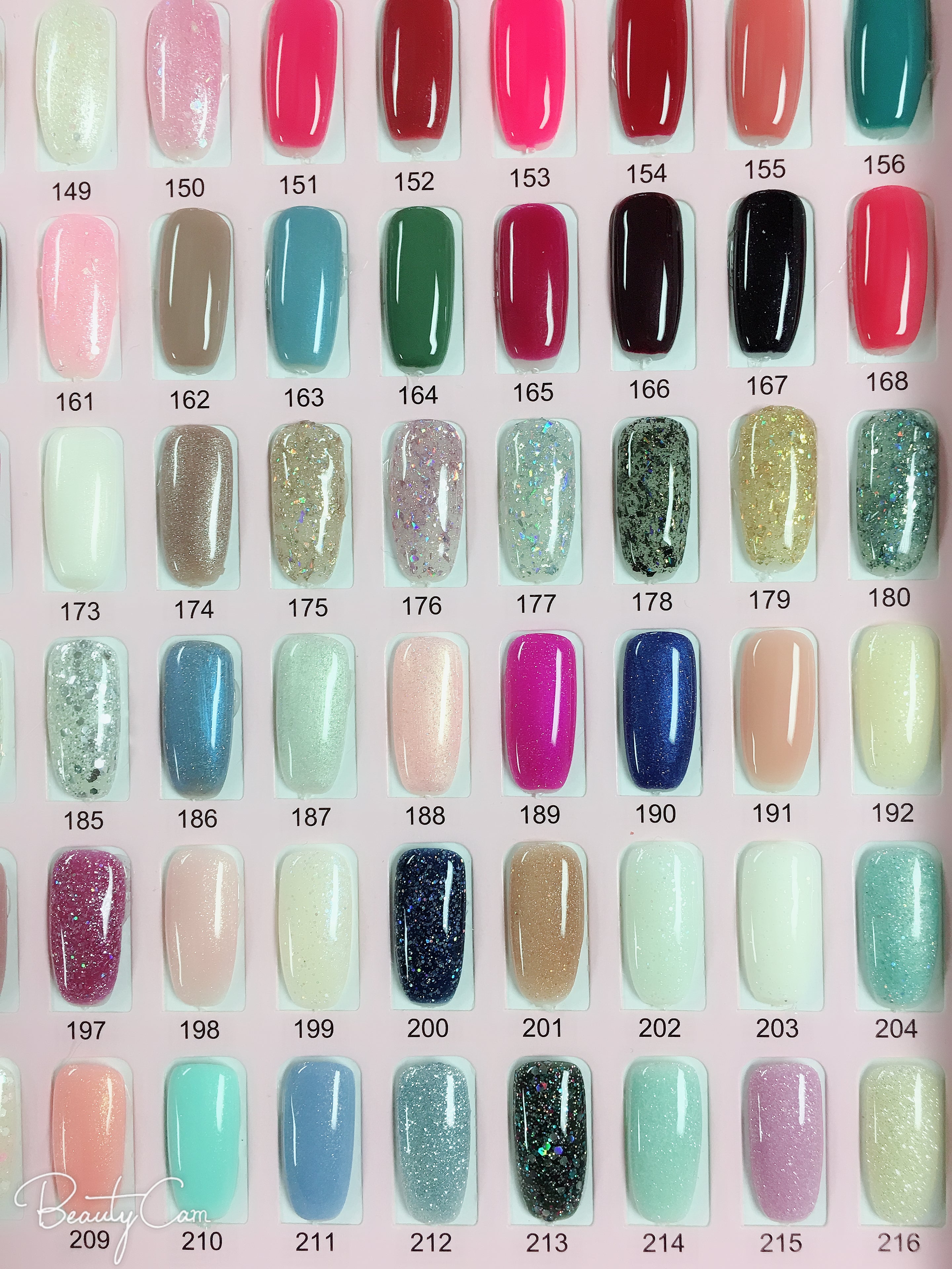 precious minerals gel polish (color #201-216)