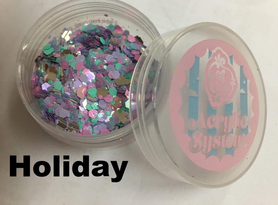 Holiday, pure glitter mix!
