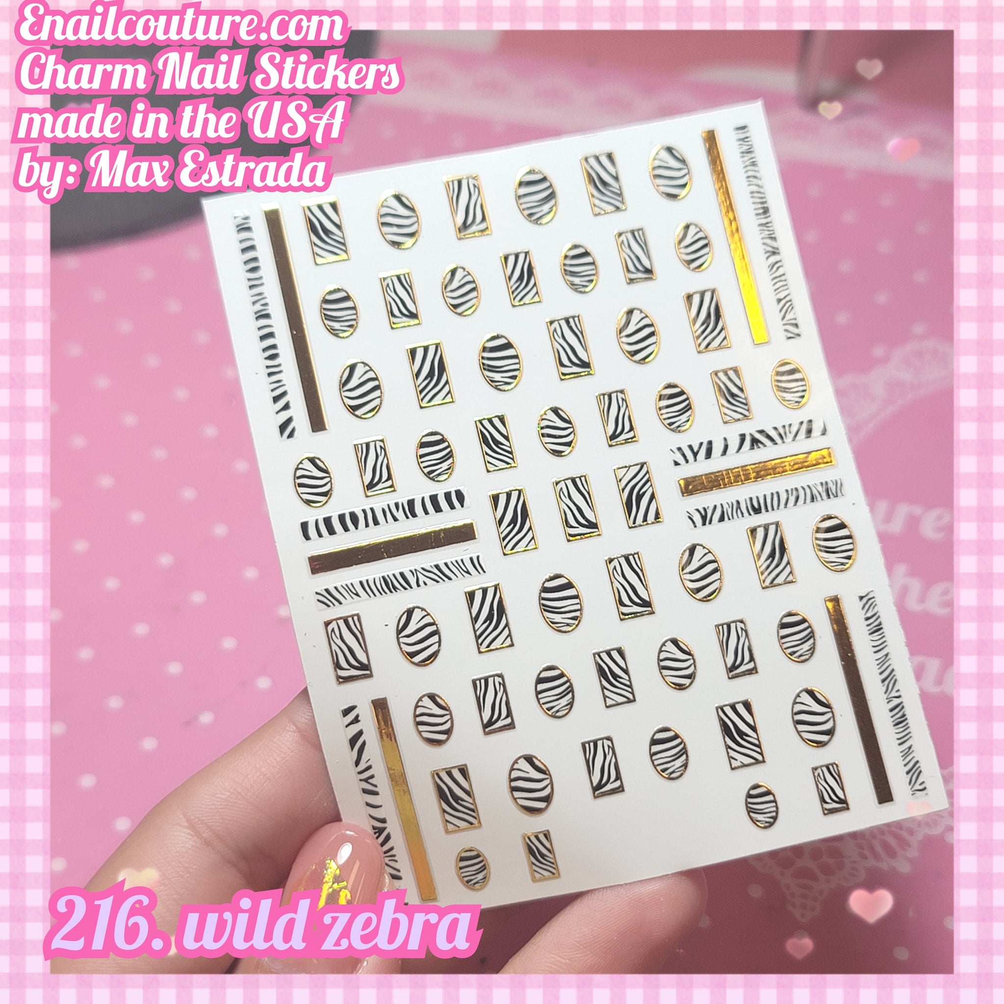 Charm Nail Sticker, Page 3 (flat & 3D Self-AdhesiveNail Decals Leaf Nail Art Stickers Colorful Mixed Nail Decorations)