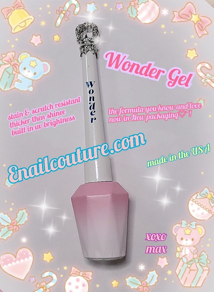 Wonder Gel top coat ~! now stain and scratch repellent formula (no wipe shine gel top coat/sealer)