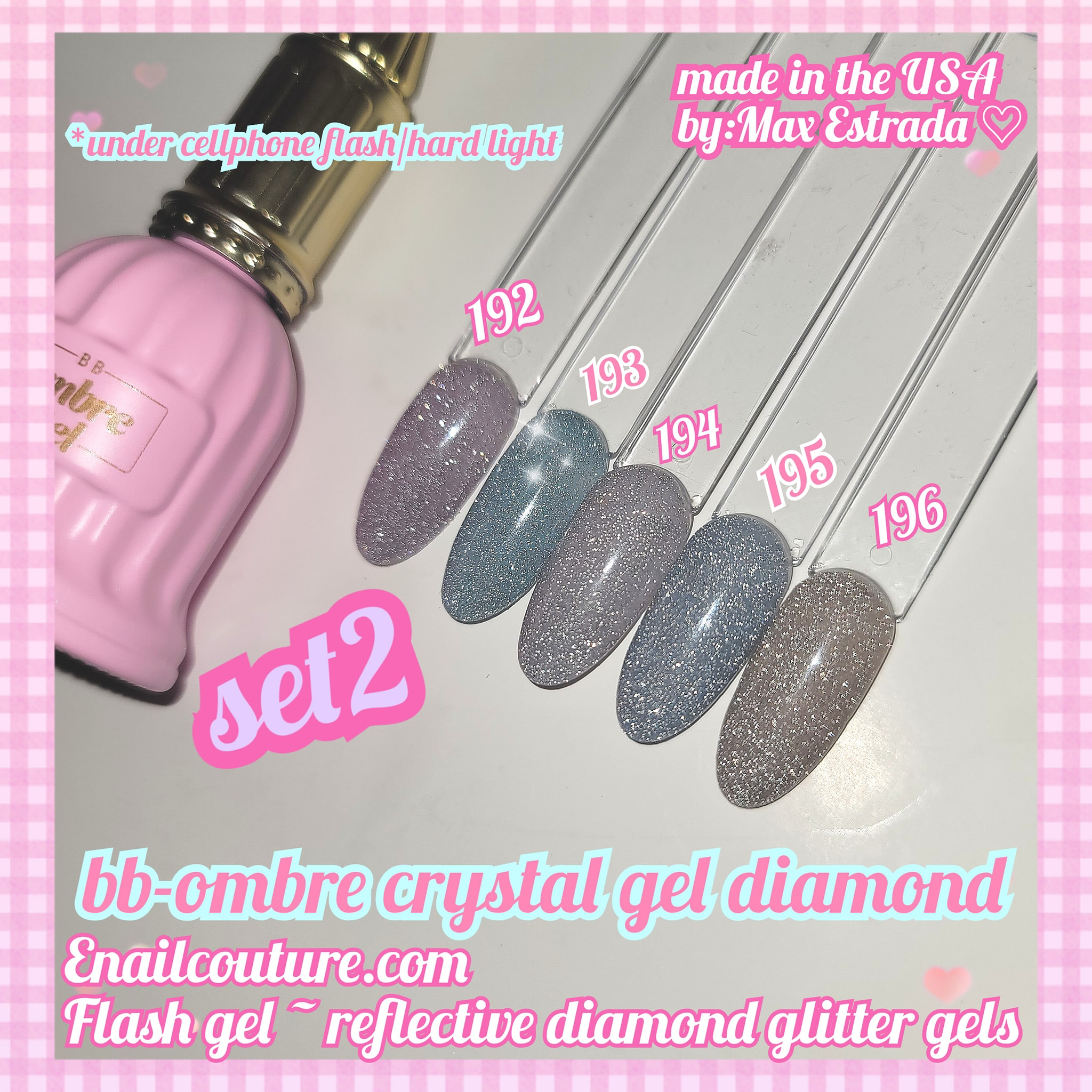 Flash gel, Reflective Glitter Gel !~ (Explosion Diamond Gel Nail Reflective Sparkling Nail Polish Bright Glitter UV Nail Gel Broken Diamond Gel Nail Art)