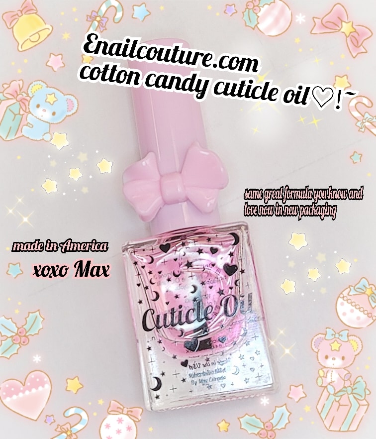 Cotton Candy Cutie Cuticle Oil ~! (Cuticle Oil Vitamin E Vitamin B Nail Strengthener Cuticle Revitalizing Oil-Nourish, Soothe & Moisturize-Nourishes and Moisturizes Dry Nails and Cuticles.)