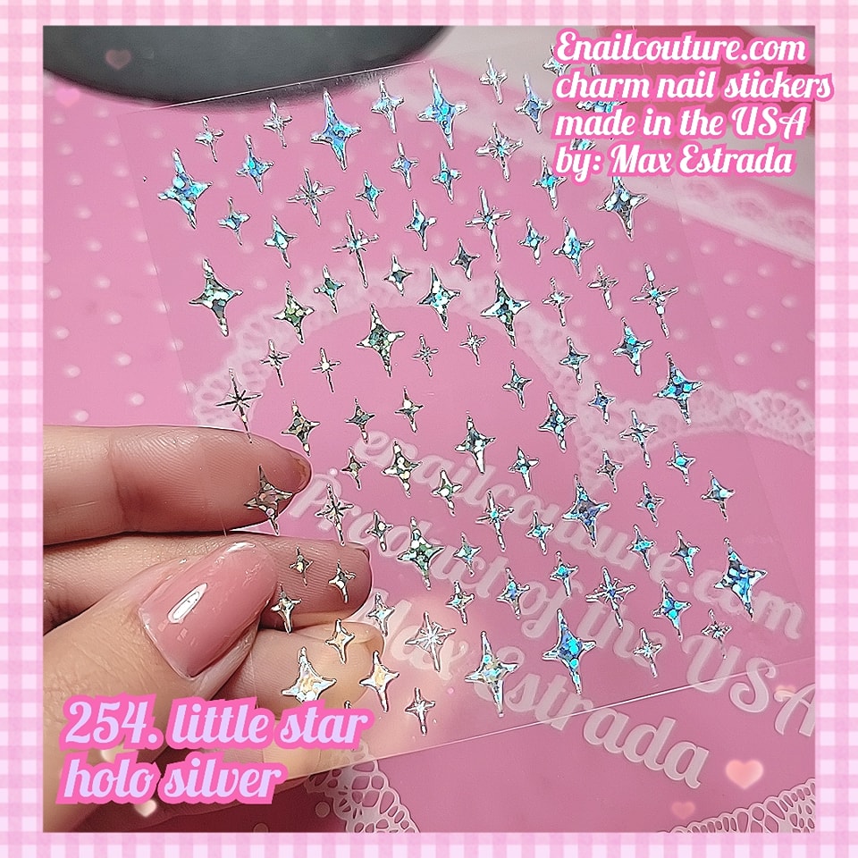 Charm Nail Sticker, Page 3 (flat & 3D Self-AdhesiveNail Decals Leaf Nail Art Stickers Colorful Mixed Nail Decorations)