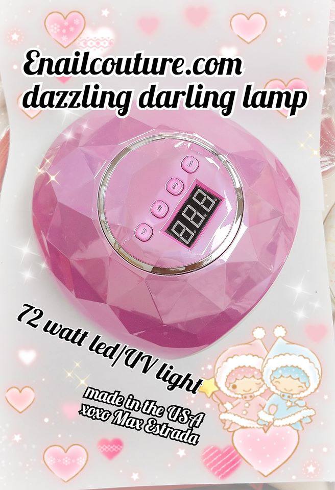 DAZZLING Darling Lamp~! led/uv lamp (72W UV LED Nail Dryer with 4 Timer Setting, Professional UV LED Light for Gel Nail Polish, Automatic Sensor and Over-Temperature Protection )