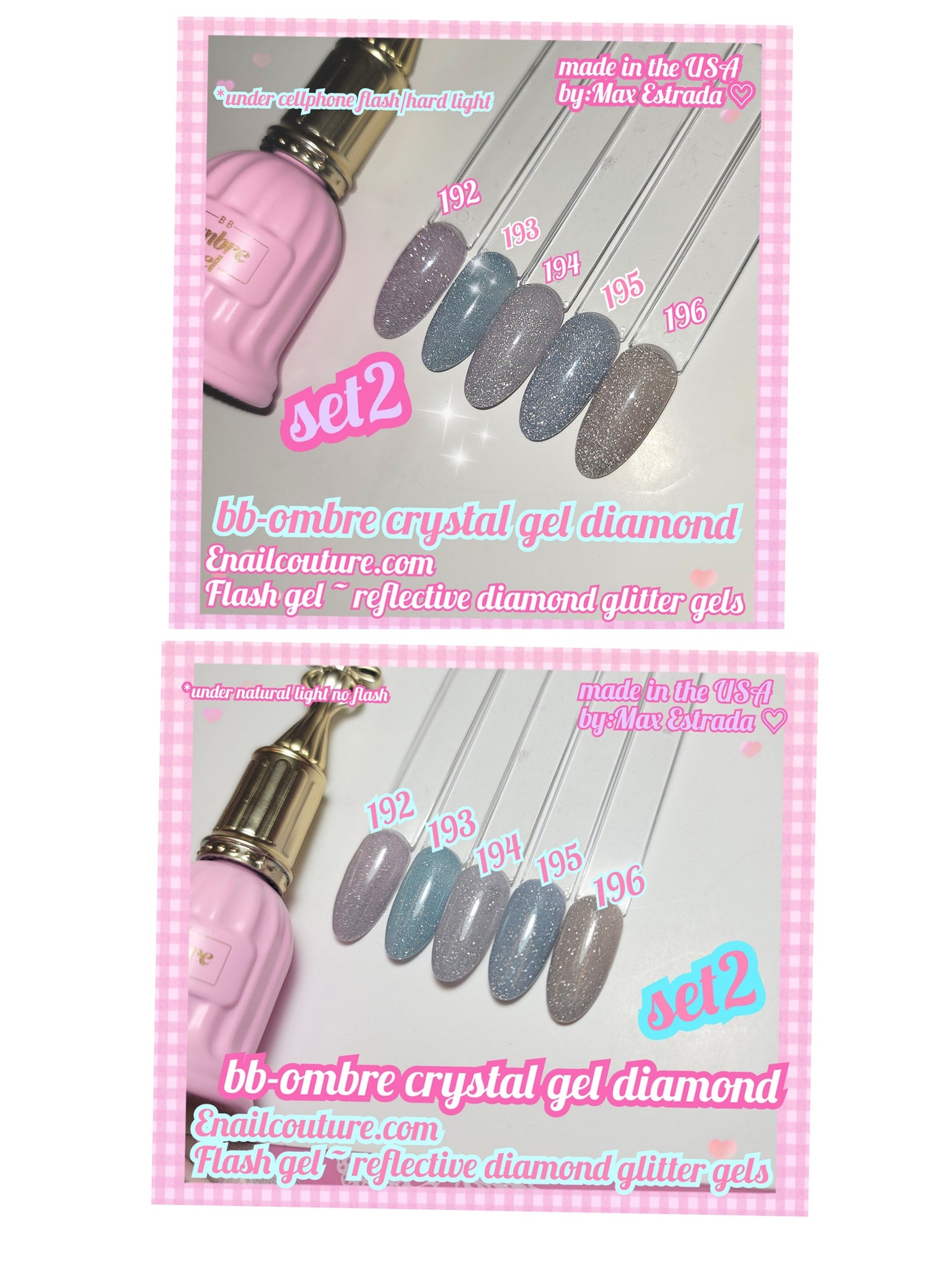 Flash gel, Reflective Glitter Gel !~ (Explosion Diamond Gel Nail Reflective Sparkling Nail Polish Bright Glitter UV Nail Gel Broken Diamond Gel Nail Art)