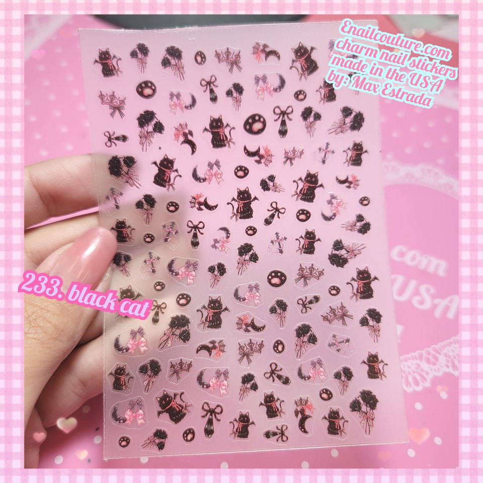 Charm Nail Sticker, Page 3 (flat & 3D Self-AdhesiveNail Decals Leaf Nail Art Stickers Colorful Mixed Nail Decorations)