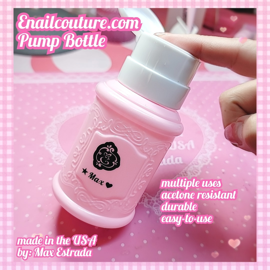 Pump Bottle (1 Pcs Push Down Pump Dispenser Lockable Dispenser Bottle 220 ml Pump Dispenser Empty Bottle for Nail Polish Remover Makeup Remover Toner Etc Pink)