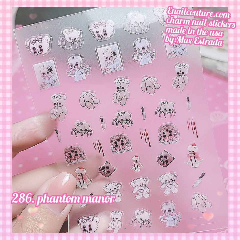 Charm Nail Sticker, Page 3 (flat & 3D Self-AdhesiveNail Decals Leaf Nail Art Stickers Colorful Mixed Nail Decorations)