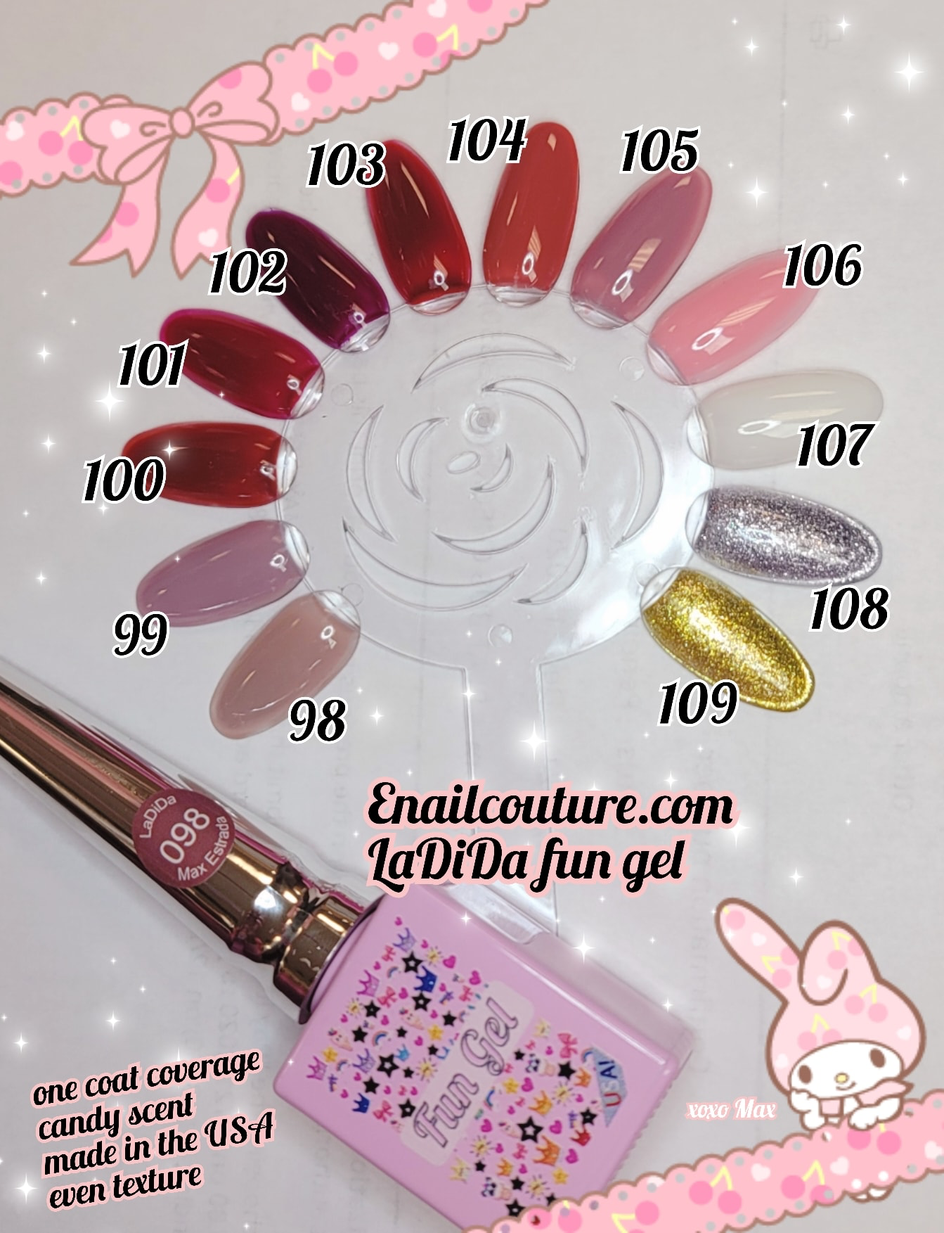 LaDiDa FUN gel collection 2021  !~ (  BEAUTY Classic Gel Nail Polish Set - Colors Gel Polish Kit Popular Nail Art Design Soak Off LED Lamp Nail Polish Gel Manicure)
