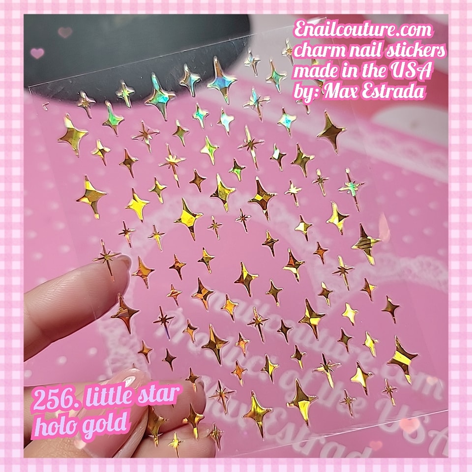 Charm Nail Sticker, Page 3 (flat & 3D Self-AdhesiveNail Decals Leaf Nail Art Stickers Colorful Mixed Nail Decorations)