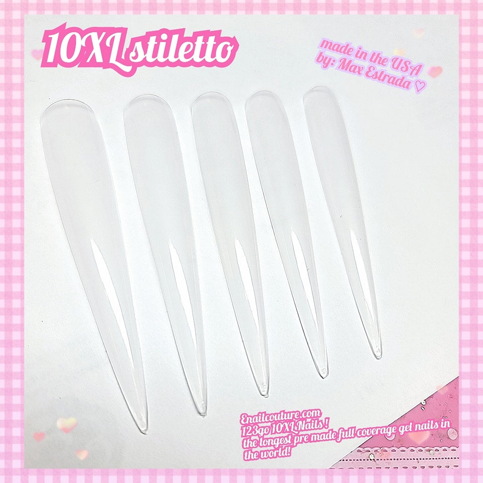 123 Go! Nails (pre made full coverage gel nail tips) (Full Cover False Nail Artificial Gel Nails Tip, False Nails)