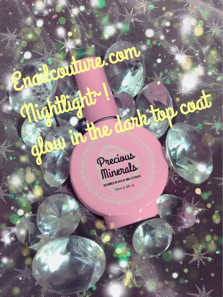 Nightlight glow in the dark Top Coat, Precious Minerals