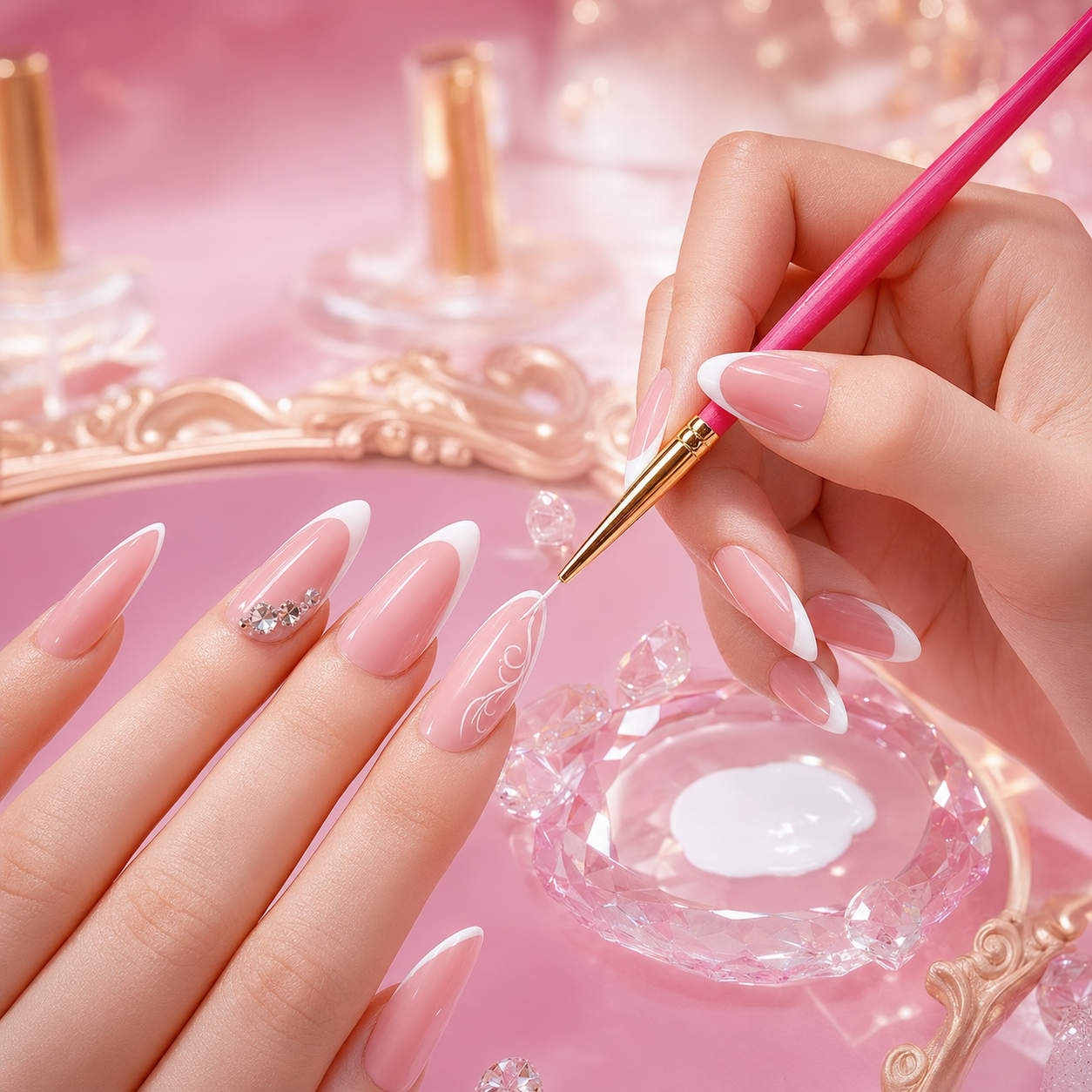 Max Doll Brush Set!~ (Nail Art Brushes, 7Pcs Nail Gel Polish Painting Brush Drawing Pen, Nail Liner Brush)
