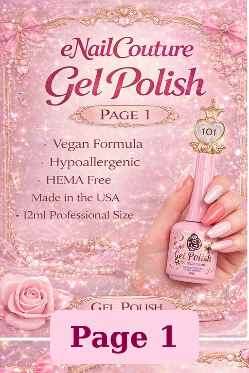 eNail Couture Gel Polish Colors 001–100 | Professional Nail Gel Collection