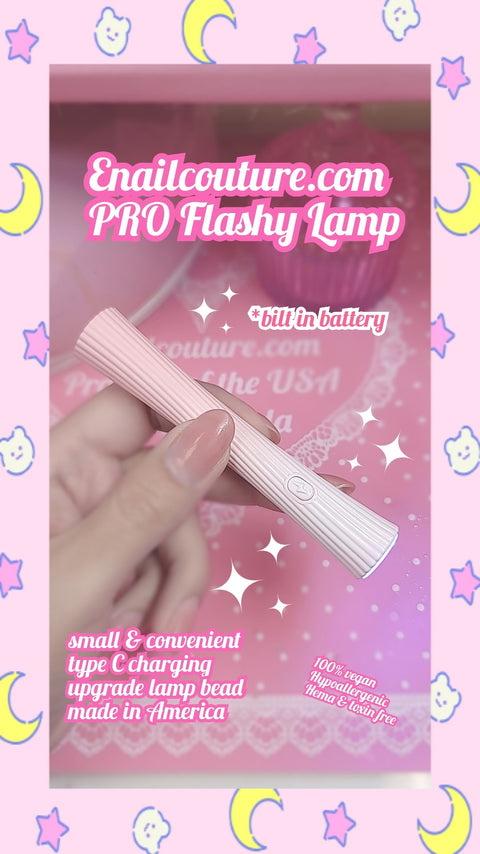 Flashy Flower Lamp (UV LED Nail Lamp, Portable Mini Nail Dryer, 360° R