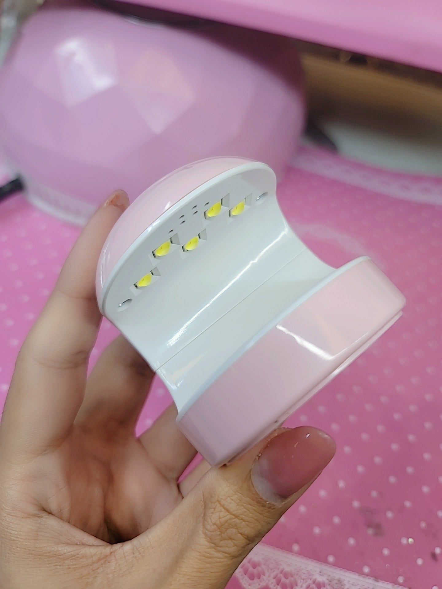 PRO DIY Lamp !~ uv/led flash lamp hands free (Mini LED Nail Lamp,Innovative Gel Nail Lamp for Easy and Fast Nal Extension System,Quicky-Dry Nail Light,Portable USB Mini UV Light for Travel Manicure Home DIY,UV LED )