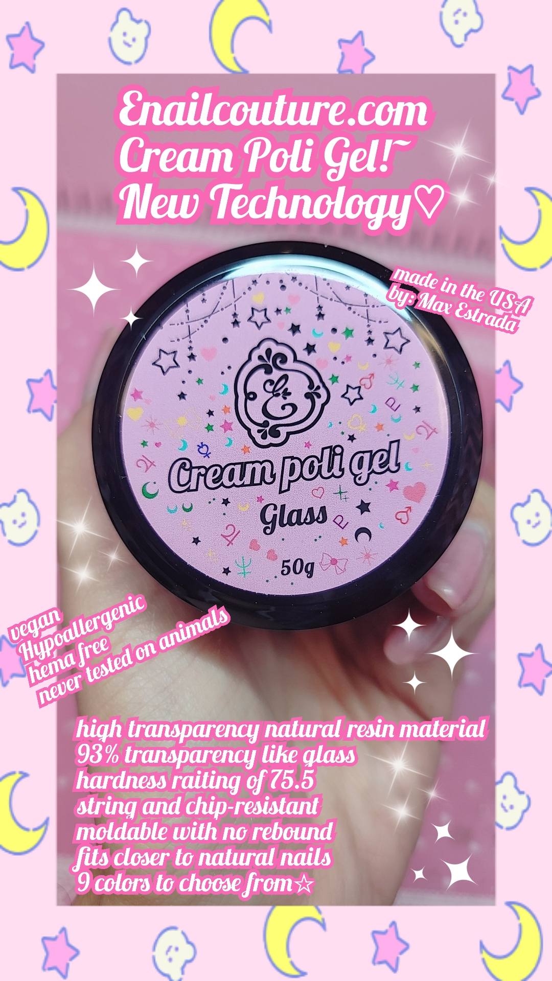 Cream Poli Gel! patent pending (Poli Gel Colors Clear White Nude Pink | enailcouture Cream Poli Gel! patent pending (Poli Gel Colors Clear White Nude Pink | enailcouture