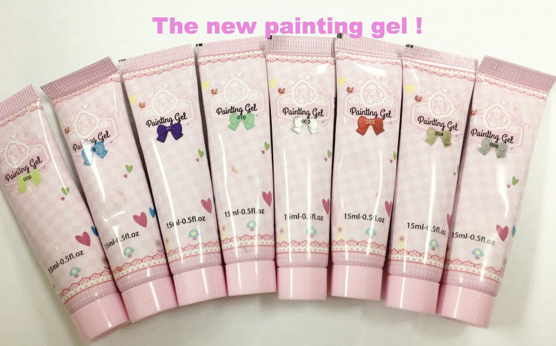 Painting Gels~!  (Colors Painting Gel Nail Polish Set Soak Off Nail Art Color Gel For Drawing Manicure DIY Design)