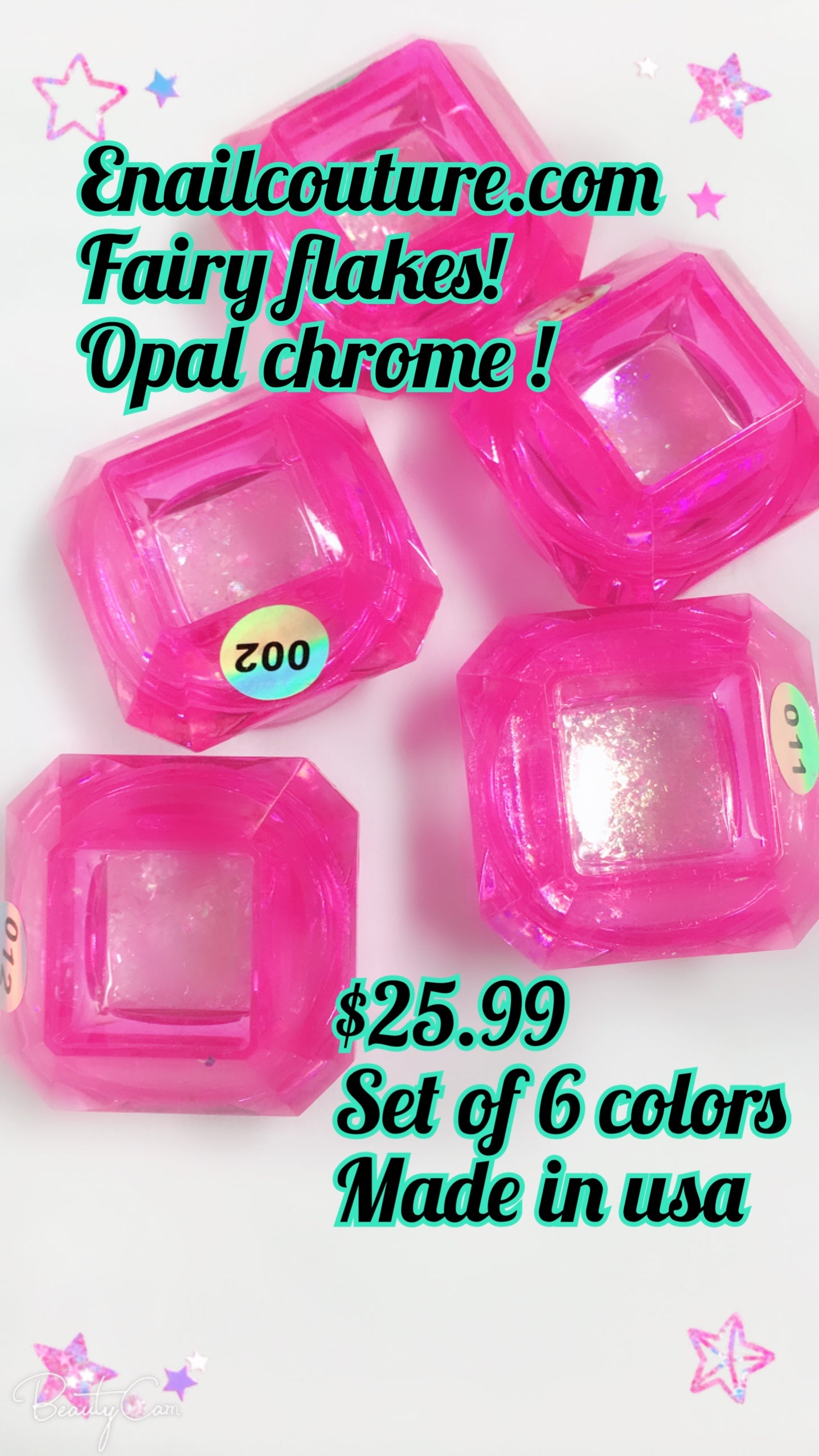 fairy flakes ! opal chrome
