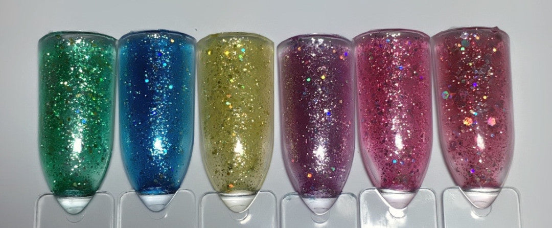 Sweet Surprise Gel Colors - Sparkly water color effect ~!
