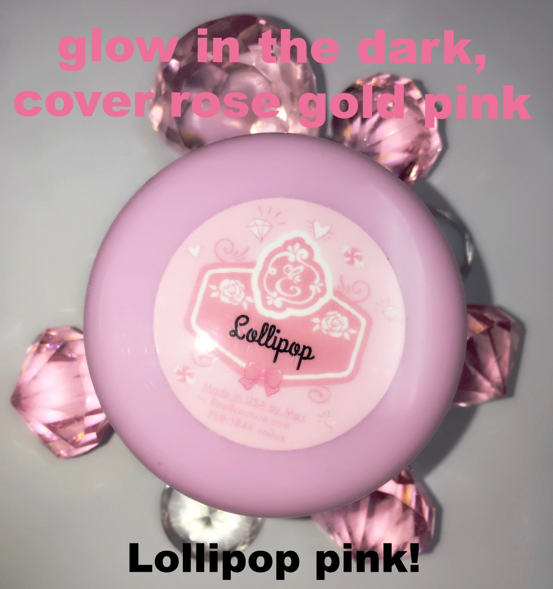 yummy pink powder(glitter/shimmer ombre acrylic powder