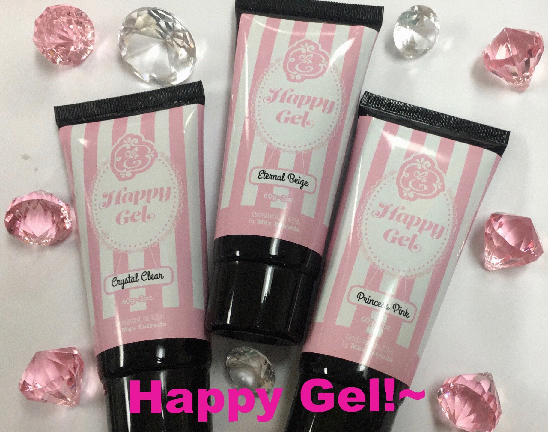 Happy GEL ~! acrylic/gel (hybrid gel ) (Poly Extension Gel, Poly Nail Gel of Nail Art decoration Acrylic Extension Nail gel)