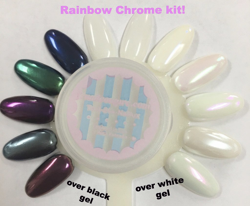 Rainbow Chrome~! magic pigment kit