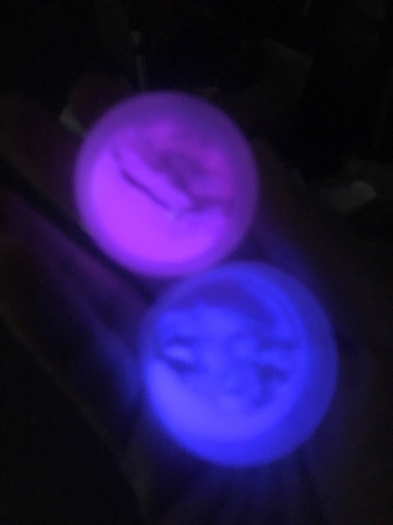NEON glow in the dark acrylic! (Acrylic Powder Set - Glows in The Dark