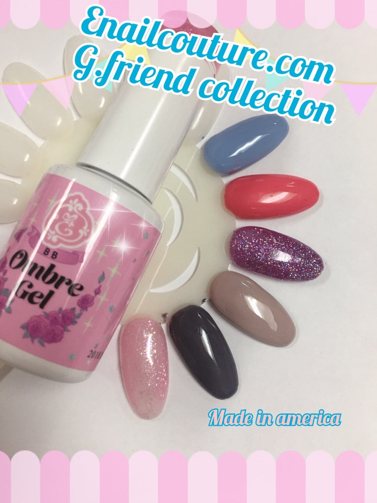 G.Friend , french  BB ombre gel polish !~