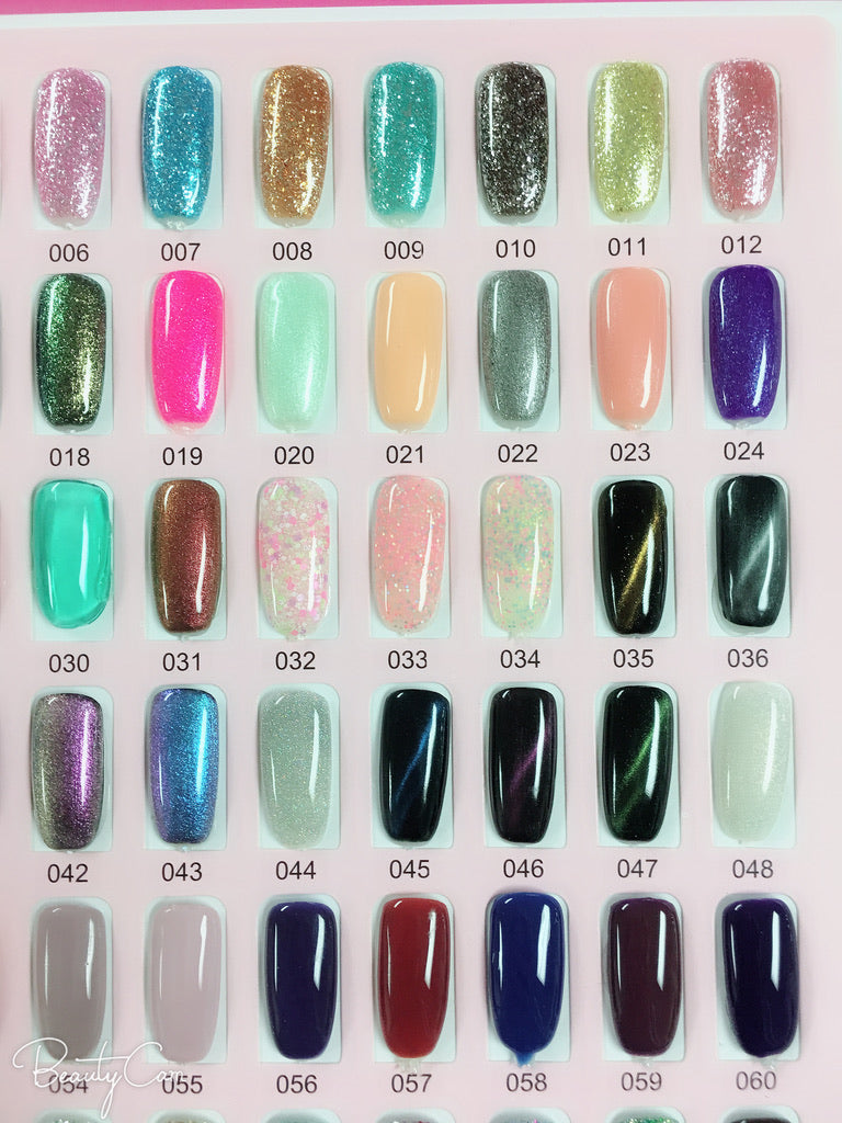 precious minerals gel polish (color #001-100)