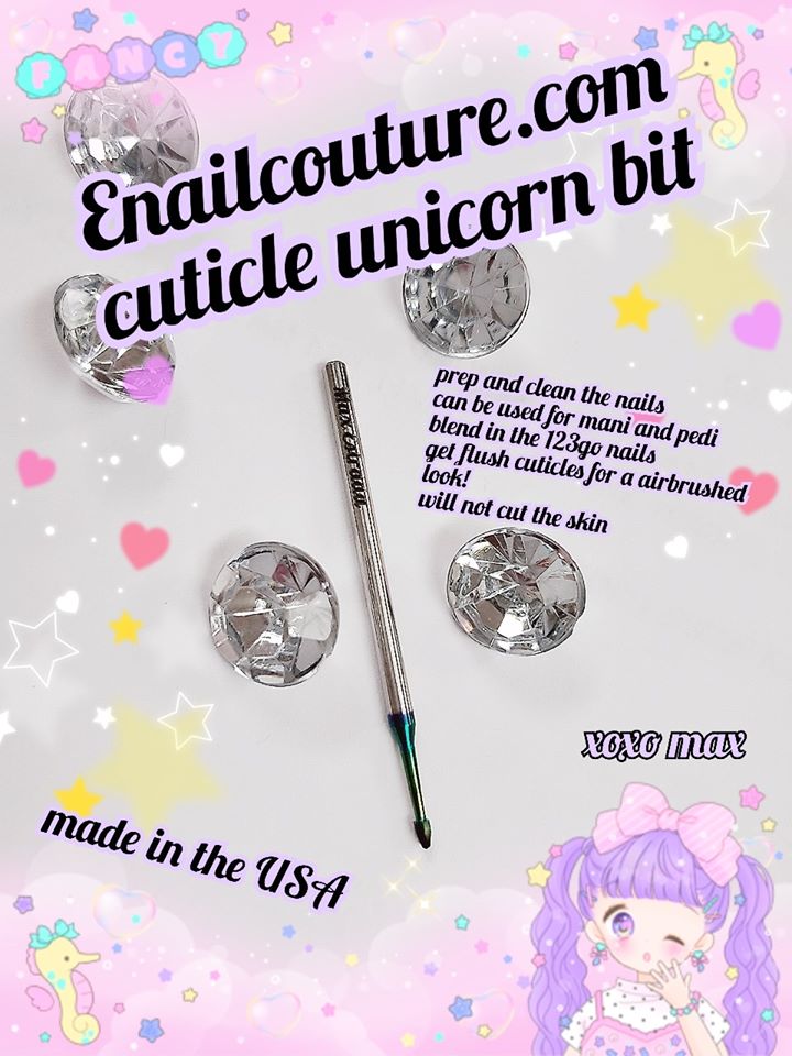 cuticle Unicorn Bit,  cuticle clean prep Nail Drill Bit