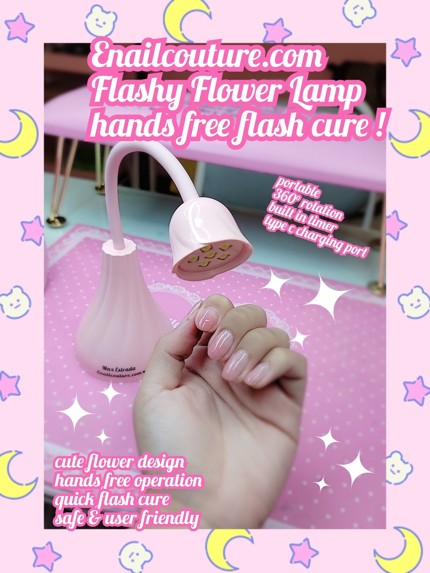 PRO DIY Lamp !~ uv/led flash lamp hands free (Mini LED Nail Lamp,Innov