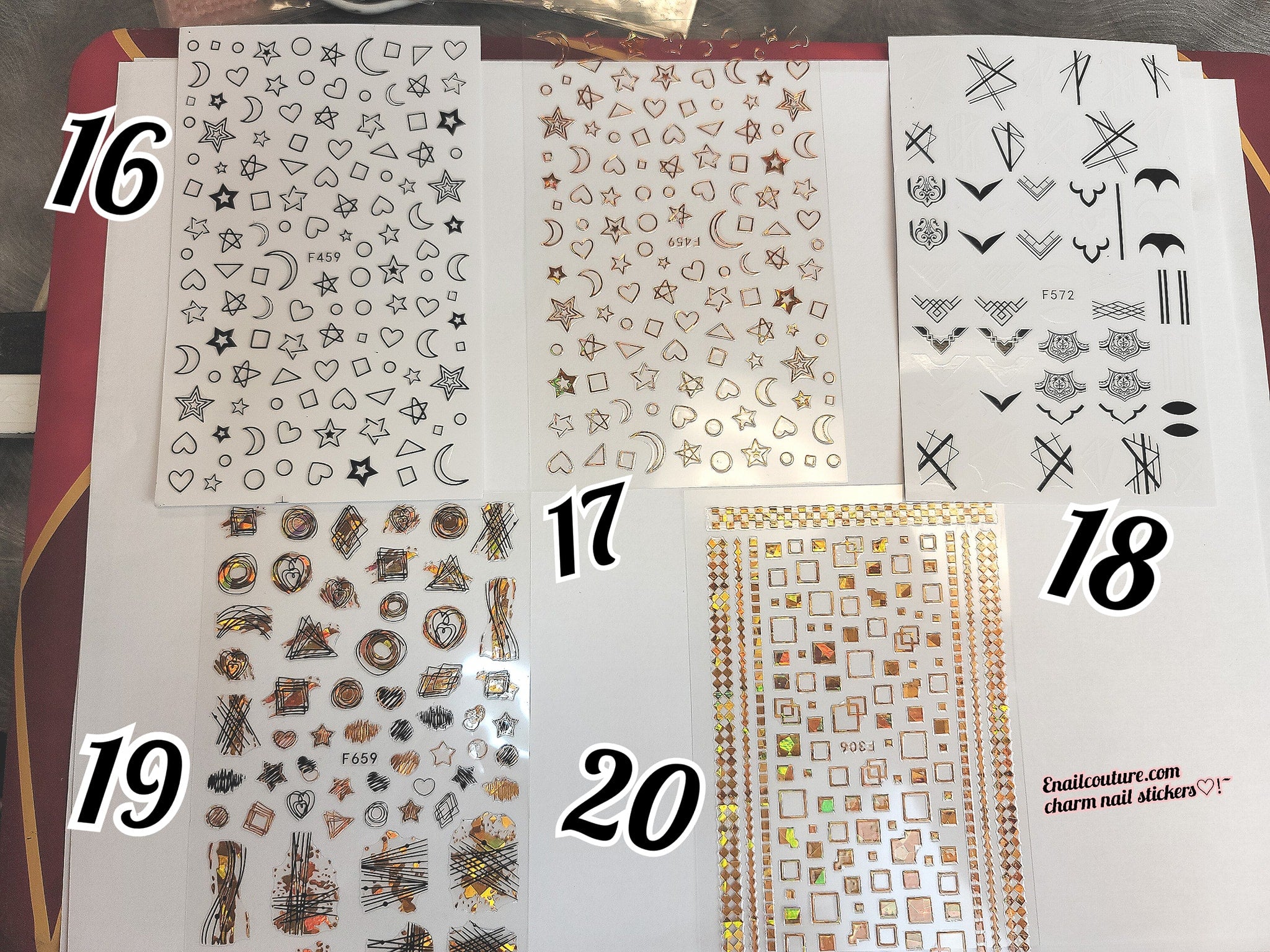 Lv Nail Decals