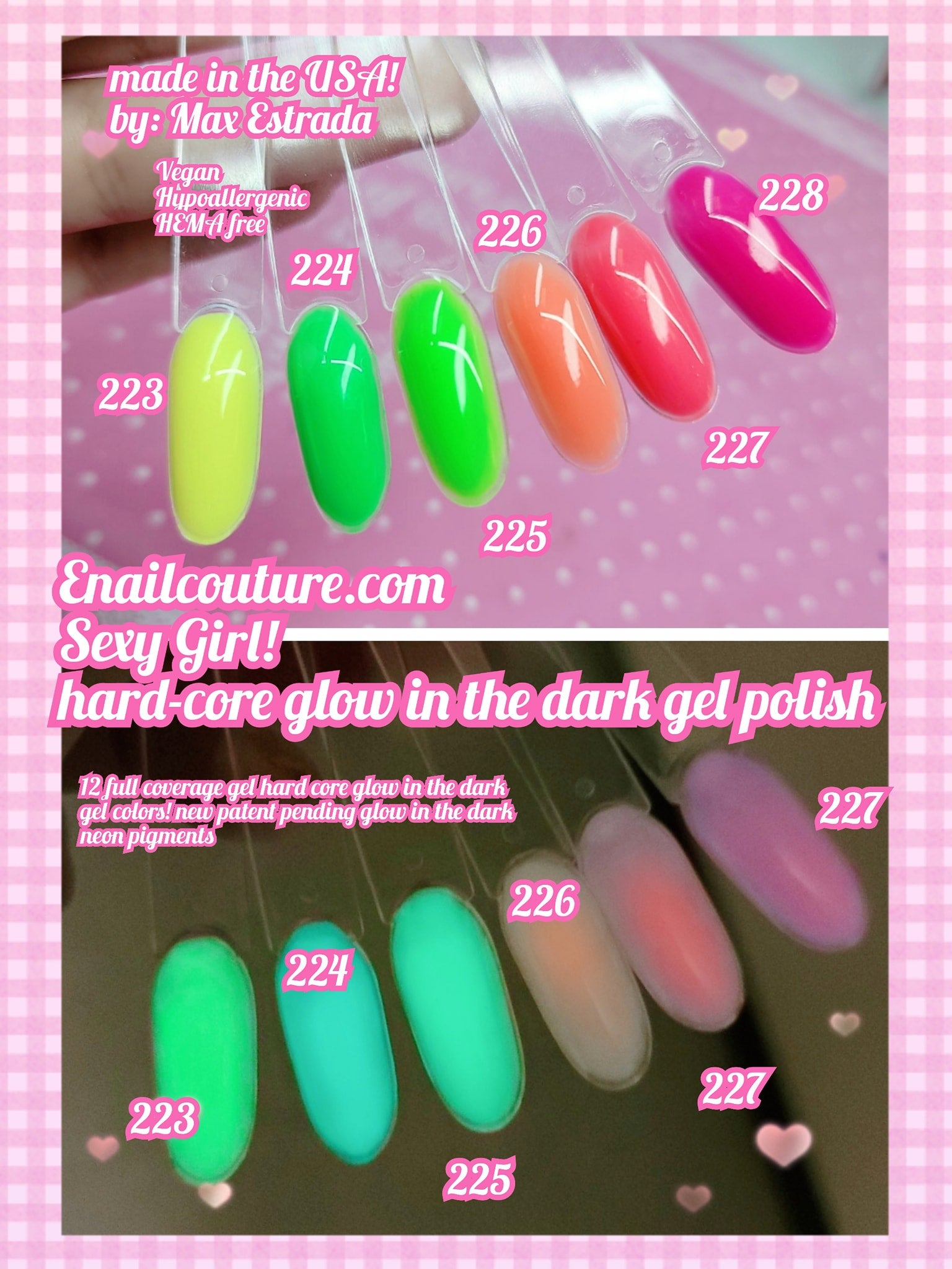 Buy Sea Me Glow Neon Green Blue Yellow Gold glow Pop Nail Polish Collection  Multi-color Shifting: Mylar Oil Slick / Polish Me Silly Online in India -  Etsy