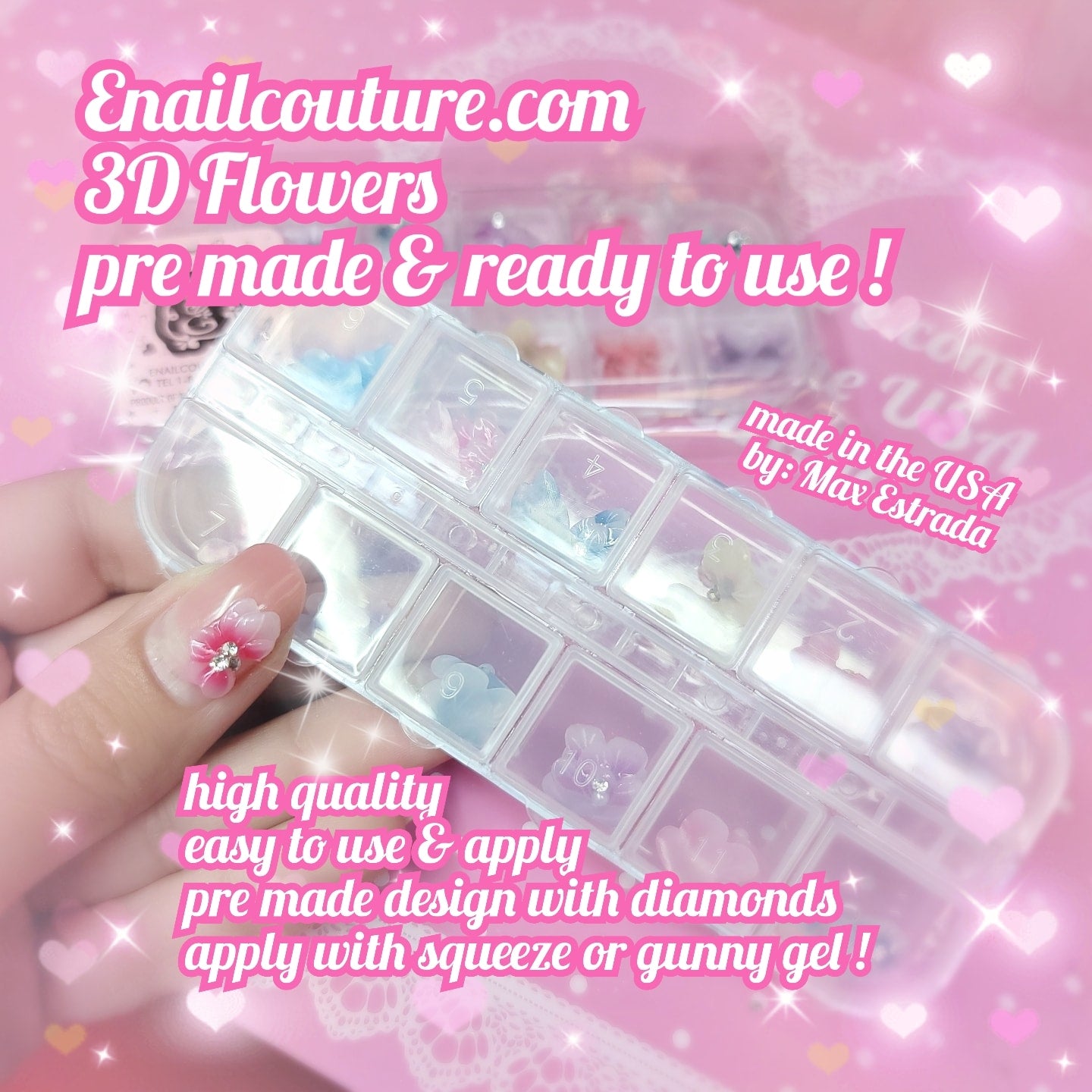 3D flowers (24pcs 3D Luxury Metal Alloy Petal Flowers Nail Art Rhinestones Charms Shiny Nail Crystal Diamonds Gems Manicure Nail Flowers Jewelry Studs)