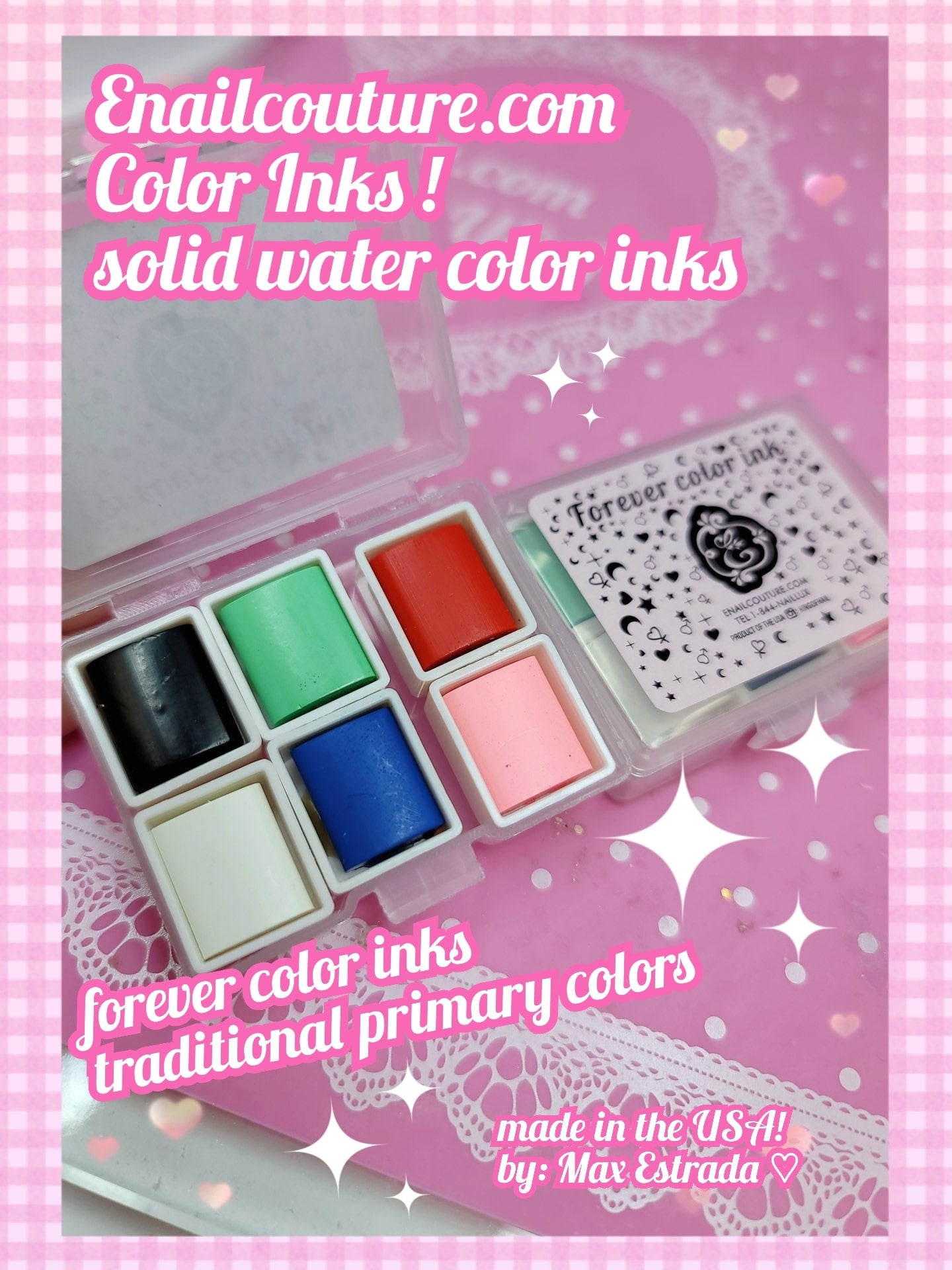 6/12 Colors Shimmer Solid Watercolor Paints Set Glitter