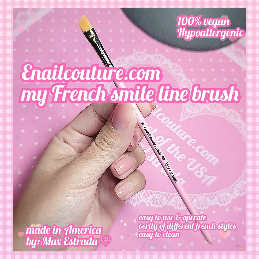 my French nail brush (Nail Brush UV Gel Acrylic Painting Drawing Pen for French Nail Tips)