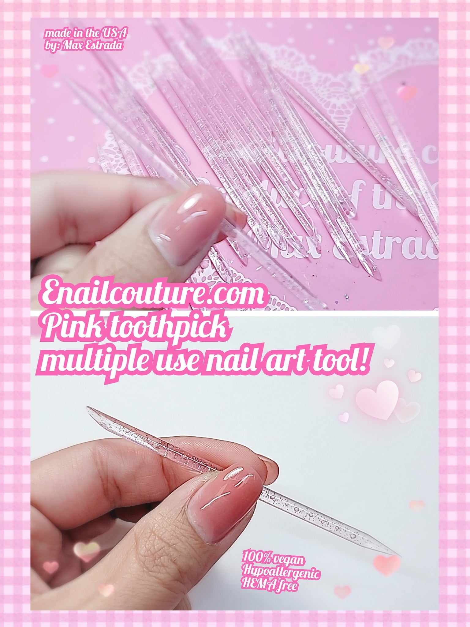 pink toothpick (100 PCS Disposable Nail Stick Cuticle Pusher bulk, Nail Care Sticks, Cuticle Manicure and Pedicure Stick for Fingernail, Cleaning Cuticle Stick Pink)