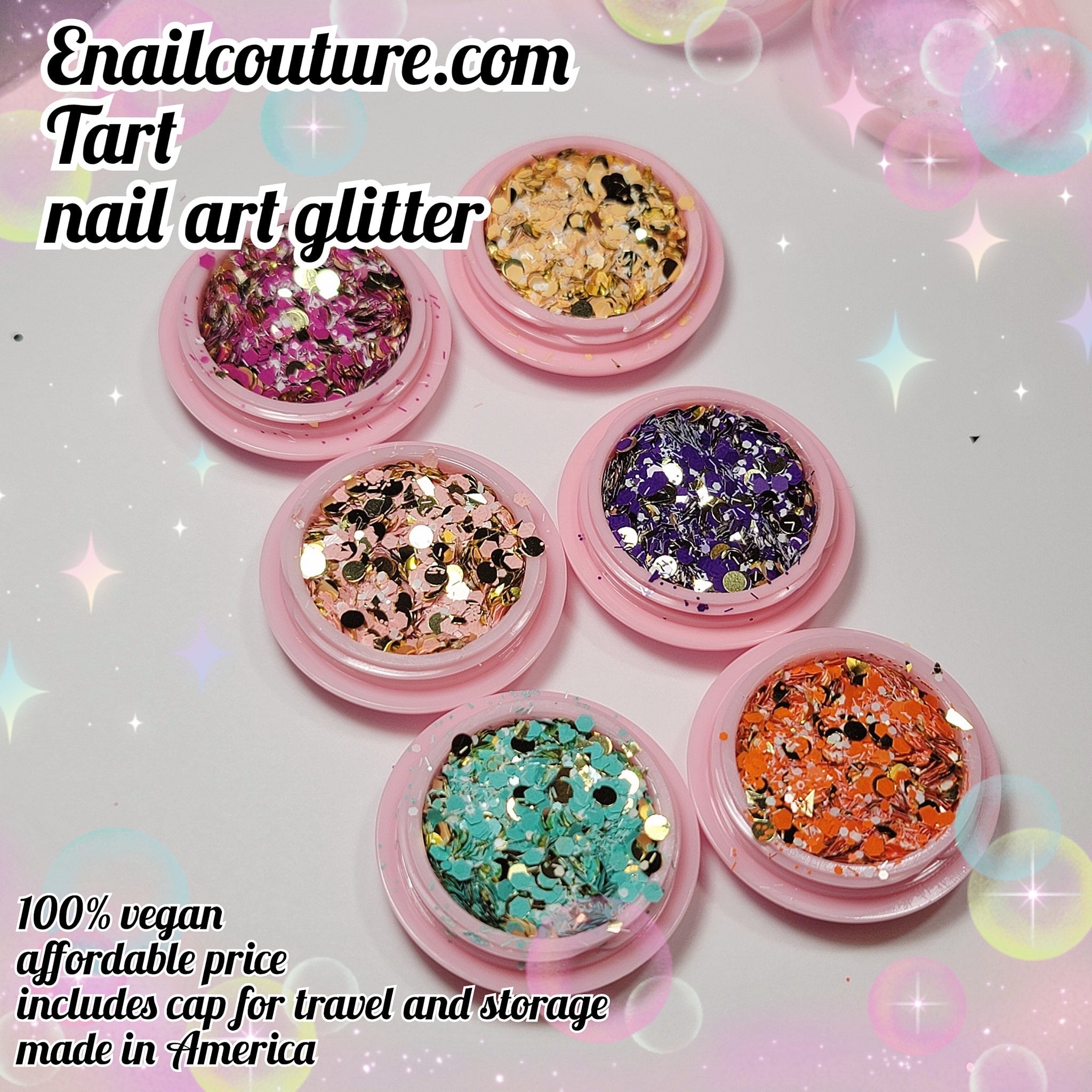 Nail Glitter Metallic Holographic Solid Powder Rubbing Decoration Manicure  Women | eBay
