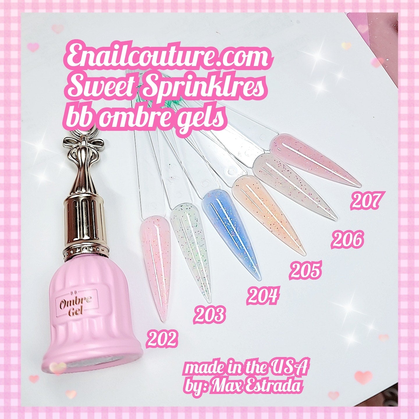UR SUGAR 7ml Gel Nail Polish Set Candy Sweet Color Series Soak Off UV LED  12PCS Nail Gel Varnish Kit
