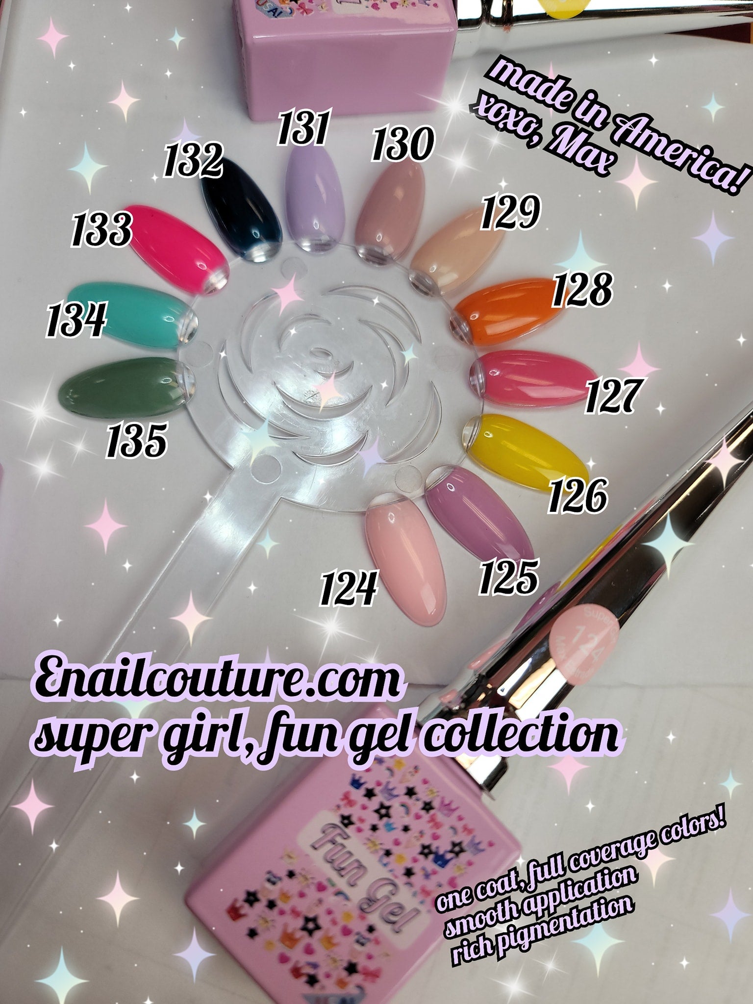 Super Girl  FUN gel collection 2021  !~ (  BEAUTY Classic Gel Nail Polish Set - Colors Gel Polish Kit Popular Nail Art Design Soak Off LED Lamp Nail Polish Gel Manicure)