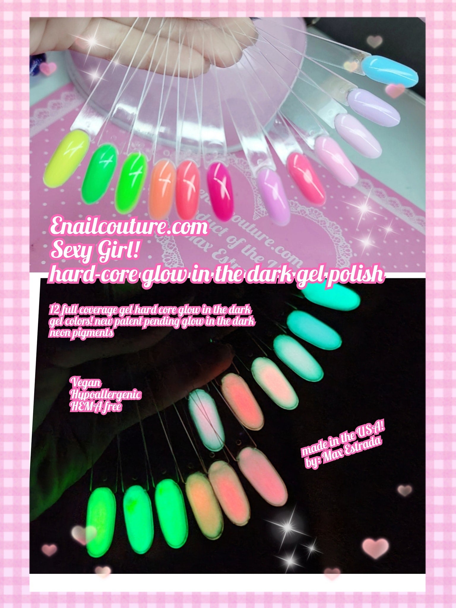 6 Colors UR SUGAR Reflective Glitter Gel Polish Set Soak Off Super Shine In  Dark | eBay